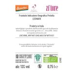 Vino rosso bio IGP etichetta