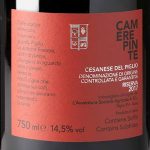 Vino rosso etichetta