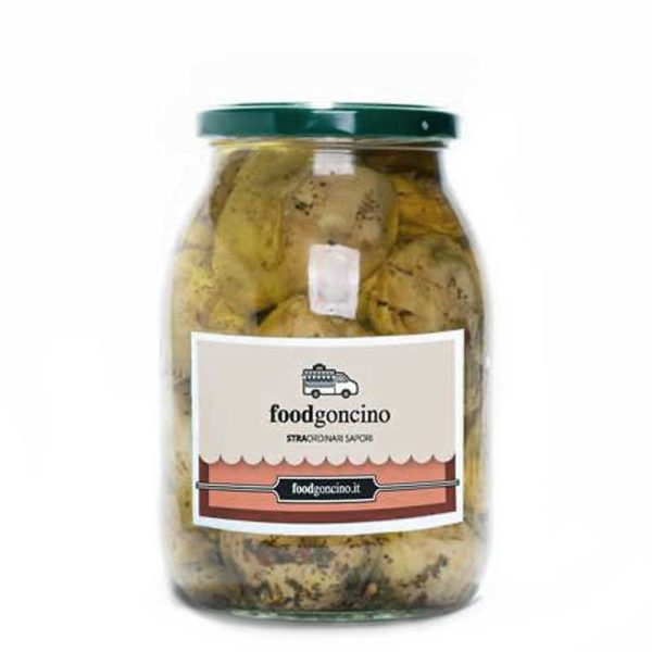Carciofi arrostiti sott'olio