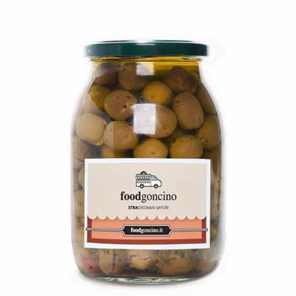 Olive schiacciate siciliane