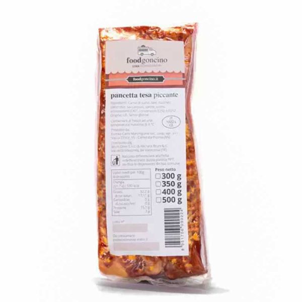 Pancetta piccante