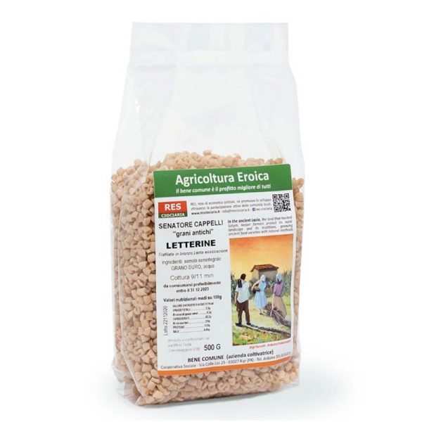 Pasta senatore cappelli letterine